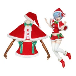 Anime Re:Zero Starting Life In Another World Rem Christmas Outfits Cosplay Costume