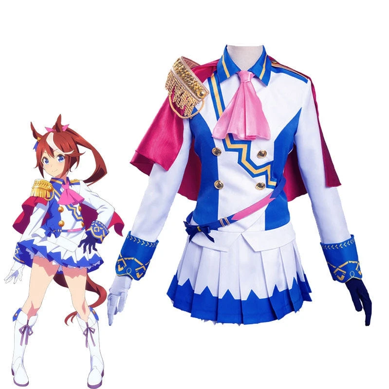 Uma Musume Pretty Derby Toukai Teiou School Uniform Cosplay Costumes 3 Uma Musume Pretty Derby Toukai Teiou School Uniform Cosplay Costumes