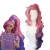 LOL Seraphine Cosplay Wig 100cm Long Ponytail Pink Gradient Purple Wavy Wigs -Cosplay 0 7cfc715e fd95 4b9e aba1 1ef15b62c48f