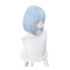 Anime Date A Live Origami Tobiichi Short Light Blue Cosplay Wigs -Cosplay 10163679957 1251689313