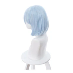 Anime Date A Live Origami Tobiichi Short Light Blue Cosplay Wigs -Cosplay 10191337931 1251689313