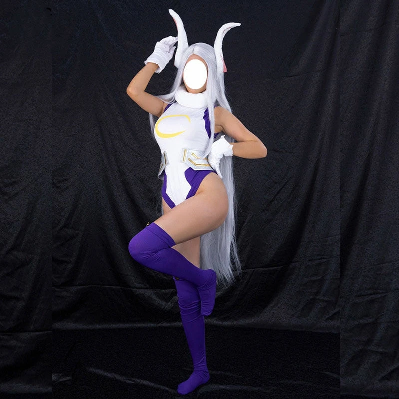 Anime My Hero Academia Miruko Bunny Girl Sexy Rabbit Jumpsuit Cosplay Costumes 4 Anime My Hero Academia Miruko Bunny Girl Sexy Rabbit Jumpsuit Cosplay Costumes - Image 2