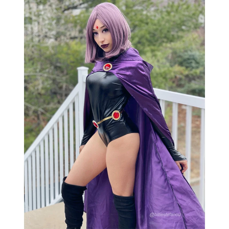 DC New Teen Titans Raven Cosplay Costumes 4 DC New Teen Titans Raven Cosplay Costumes - Image 2