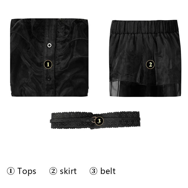 The Addams Family Wednesday Addams Iconic Dance Scenes Cosplay Costumes 5 The Addams Family Wednesday Addams Iconic Dance Scenes Cosplay Costumes - Image 4