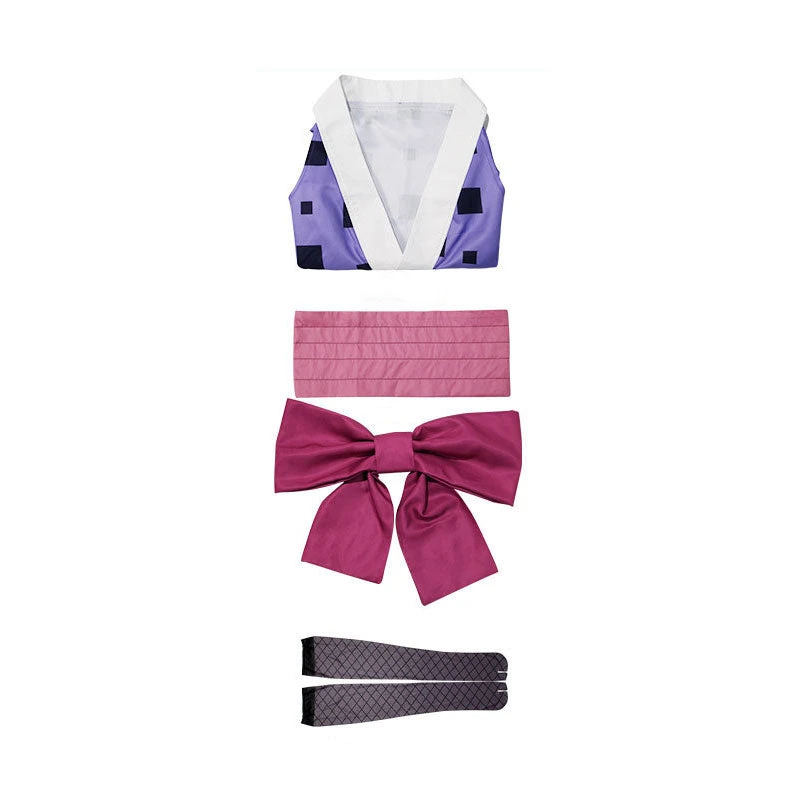 Anime Demon Slayer Kimetsu No Yaiba Makio Suma Hinatsuru Slit Skirt Cosplay Costumes 11 Anime Demon Slayer Kimetsu No Yaiba Makio Suma Hinatsuru Slit Skirt Cosplay Costumes - Image 9