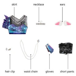 Game LOL KDA ALL OUT Ahri Fullset Cosplay Costume With Free Ears -Cosplay 12 5b4a5adb 9661 464d b48c 66a5ab944f1d