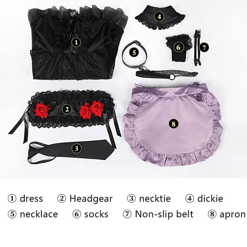 Anime My Dress-Up Darling Marin Kitagawa Maid Cosplay Costume 8 Anime My Dress-Up Darling Marin Kitagawa Maid Cosplay Costume - Image 6