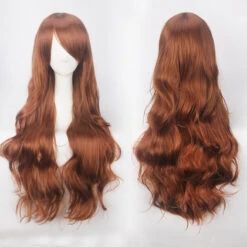 Women Wavy Sweet 80cm Long Brown Lolita Fashion Wigs With Bangs -Cosplay 12 a9bf76c0 0c74 468c a958 33e22e438645