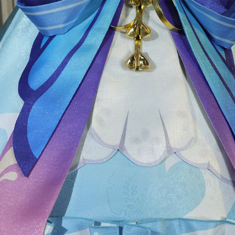 Game Genshin Impact Springbloom Missive Kamisato Ayaka Lolita Cosplay Costumes 12 Game Genshin Impact Springbloom Missive Kamisato Ayaka Lolita Cosplay Costumes - Image 10