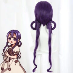 Anime Toilet Bound Hanako Kun Akane Aoi Cosplay Wig Purple Mixed Circle Shape Wig -Cosplay 14055318127 1251689313