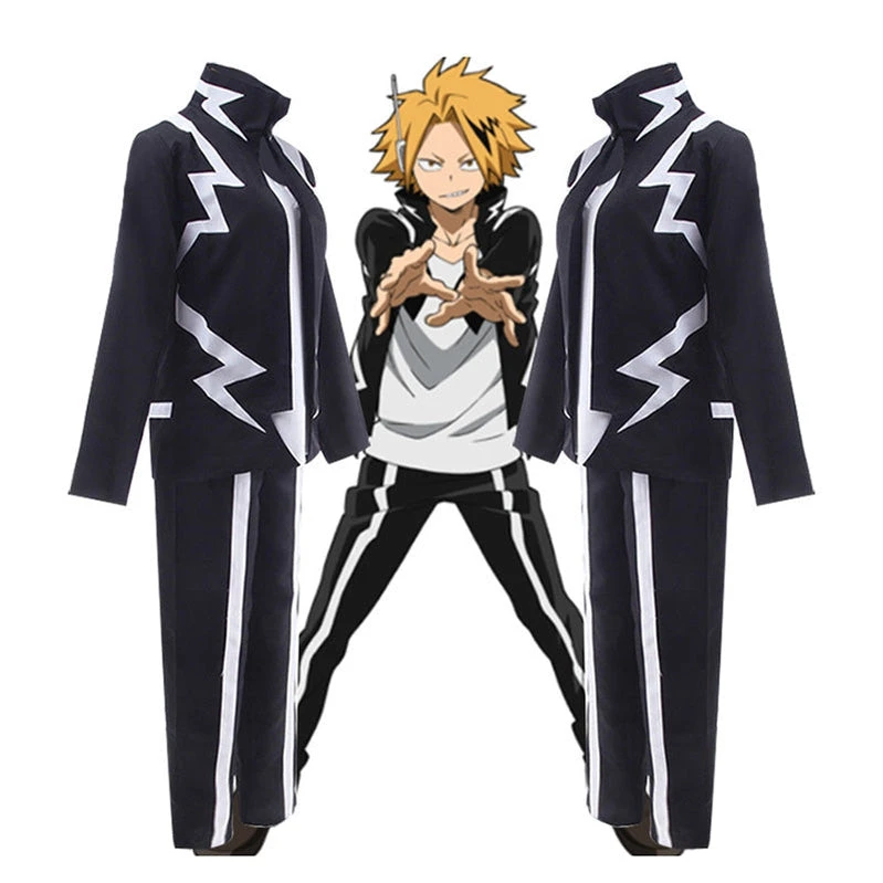 Anime My Hero Academia Denki Kaminari Cosplay Costume 7 Anime My Hero Academia Denki Kaminari Cosplay Costume - Image 5