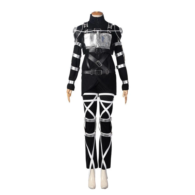 Attack On Titan 4 The Final Season Rivaille Superhero Outfit Shingeki No Kyojin Team Armour Uniform Halloween Cosplay Costumes 4 Attack On Titan 4 The Final Season Rivaille Superhero Outfit Shingeki No Kyojin Team Armour Uniform Halloween Cosplay Costumes - Image 2