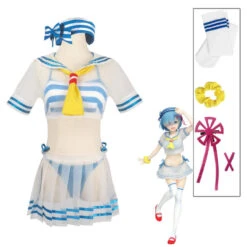 Anime Re: Zero Starting Life In Another World Rem Swimsuit Cosplay Costumes