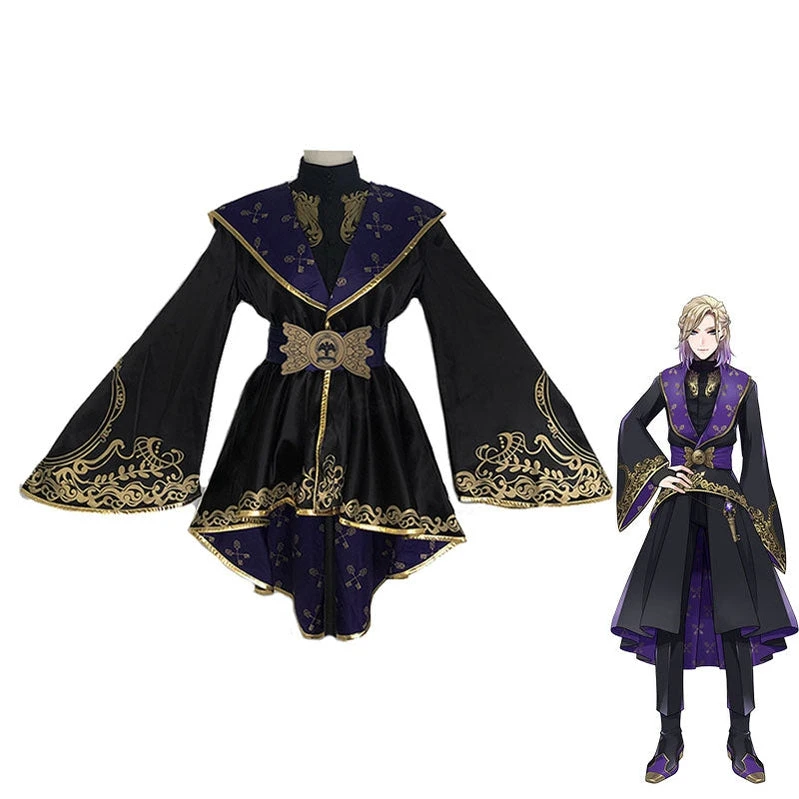 Game Twisted-Wonderland Riddle Robes Uniform Cosplay Costume 3 Game Twisted-Wonderland Riddle Robes Uniform Cosplay Costume