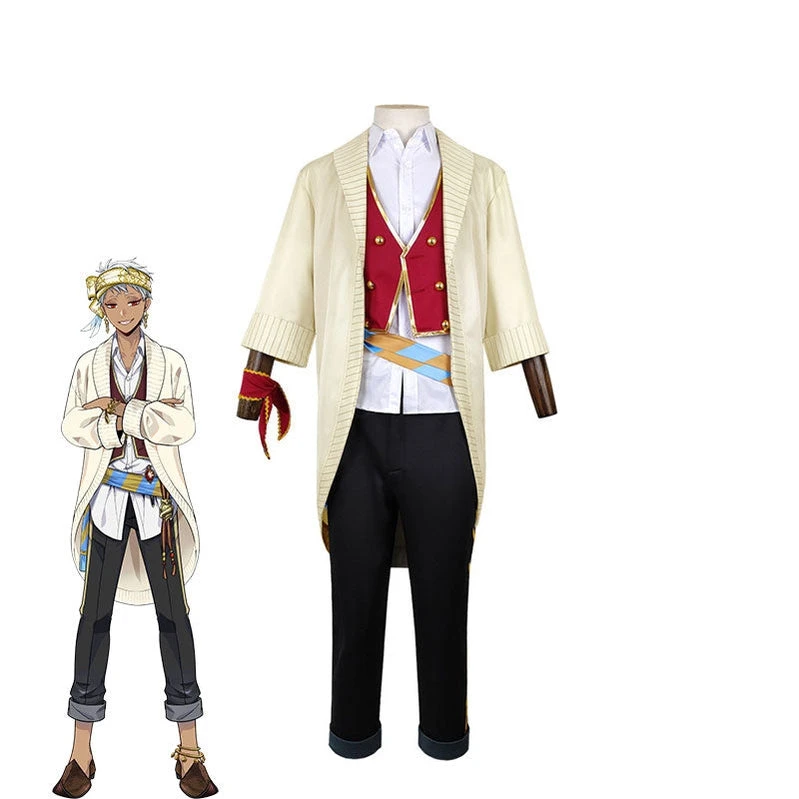 Game Twisted-Wonderland Scarabia Kalim Al-Asim Cosplay Costume 3 Game Twisted-Wonderland Scarabia Kalim Al-Asim Cosplay Costume