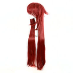 Anime Black Butler Grell Sutcliff Long Dark Red Cosplay Wigs -Cosplay 1 2