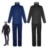 Anime Jujutsu Kaisen Satoru Gojo Child Outfits Cosplay Costume With Blindfold