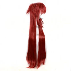 Anime Black Butler Grell Sutcliff Long Dark Red Cosplay Wigs -Cosplay 1 3