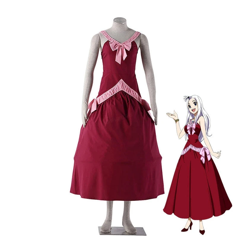 Anime Fairy Tail Mirajane Strauss Cosplay Costume 3 Anime Fairy Tail Mirajane Strauss Cosplay Costume