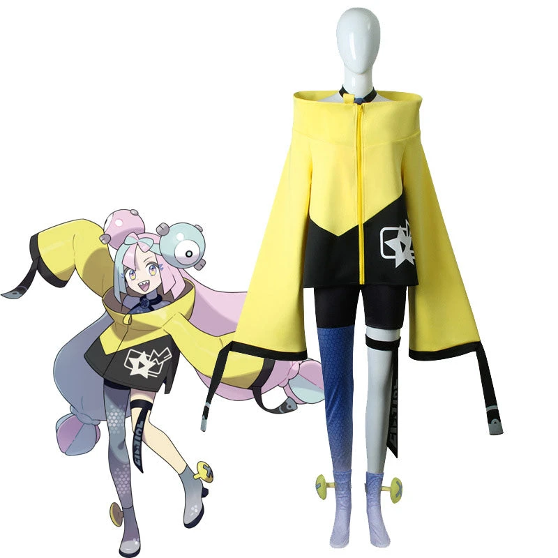 Anime Pokémon Scarlet And Violet Iono Cosplay Costumes 3 Anime Pokémon Scarlet And Violet Iono Cosplay Costumes