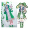 Anime Date A Live Yoshino Himekawa Green Coat Outfits Cosplay Costume