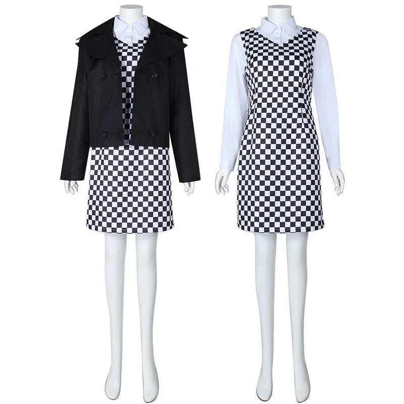 The Addams Family Wednesday Addams School Uniform Cosplay Costumes 3 The Addams Family Wednesday Addams School Uniform Cosplay Costumes