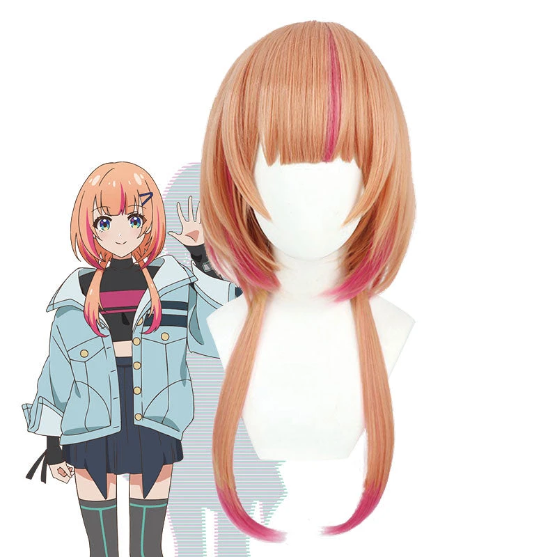 Virtual YouTuber Kizuna No Allele Miracle Cosplay Wigs 3 Virtual YouTuber Kizuna No Allele Miracle Cosplay Wigs