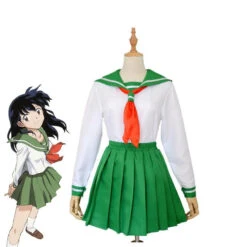 Anime Inuyasha Higurashi Kagome Cosplay Costume