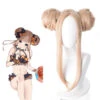 FGO Fate Grand Order: First Order Abigail Williams Mixed Blonde Bun Cosplay Wigs