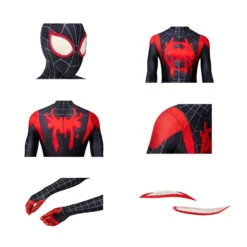 Movie Spider-Man: Into The Spider-Verse Miles Morales Spiderman Elastic Force Cosplay Costume Jumpsuit With Free Headgear -Cosplay 1 5d516910 a7a3 489e bc95 857eb7a1f4aa