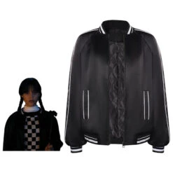 The Addams Family Wednesday Addams Baseball Jersey Cosplay Costumes