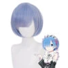 Re: Zero Starting Life In Another World Rem Cosplay Wig