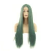 60cm Women Lace Front Wigs Long Straight Dark Green Cosplay Wigs 2 60cm Women Lace Front Wigs Long Straight Dark Green Cosplay Wigs -Cosplay 1 79cf9dee c6a8 4602 80d7 2f5f5f6e8af9