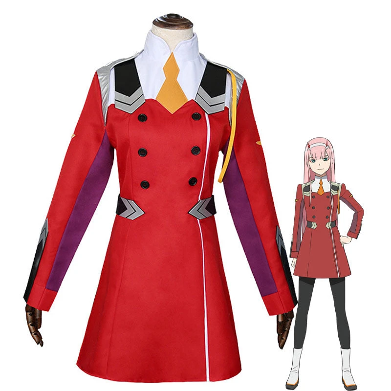 Anime DARLING In The FRANXX 02 Cosplay Zero Two Cosplay Costumes Women Costume Full Sets 3 Anime DARLING In The FRANXX 02 Cosplay Zero Two Cosplay Costumes Women Costume Full Sets