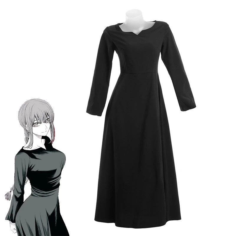 Anime Chainsaw Man Makima Dress Cosplay Costumes 3 Anime Chainsaw Man Makima Dress Cosplay Costumes