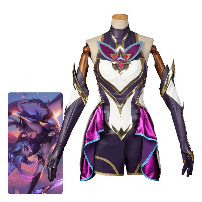 Game LOL Star Guardian 2022 Akali Cosplay Costumes 3 Game LOL Star Guardian 2022 Akali Cosplay Costumes