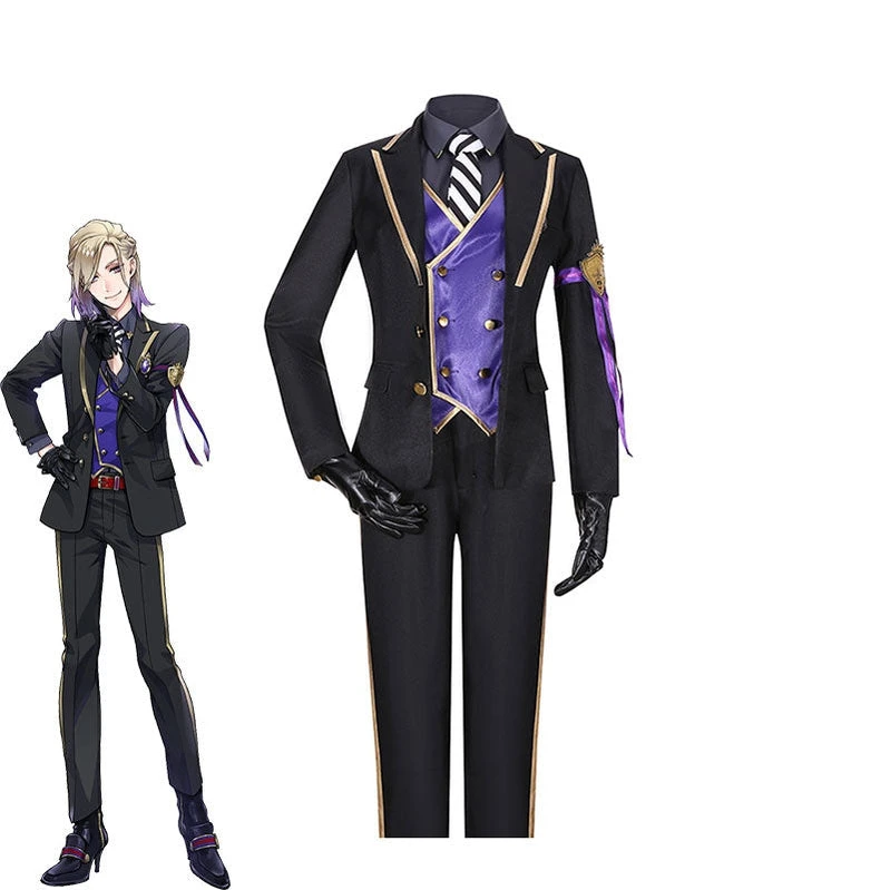 Game Twisted-Wonderland Vil Schoenheit Uniforms Cosplay Costume 3 Game Twisted-Wonderland Vil Schoenheit Uniforms Cosplay Costume