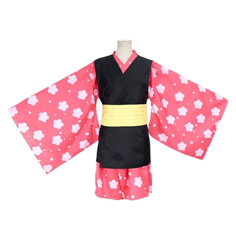 Anime Demon Slayer Kimetsu No Yaiba Makomo Full Set Kimono Cosplay Costumes 4 Anime Demon Slayer Kimetsu No Yaiba Makomo Full Set Kimono Cosplay Costumes - Image 2