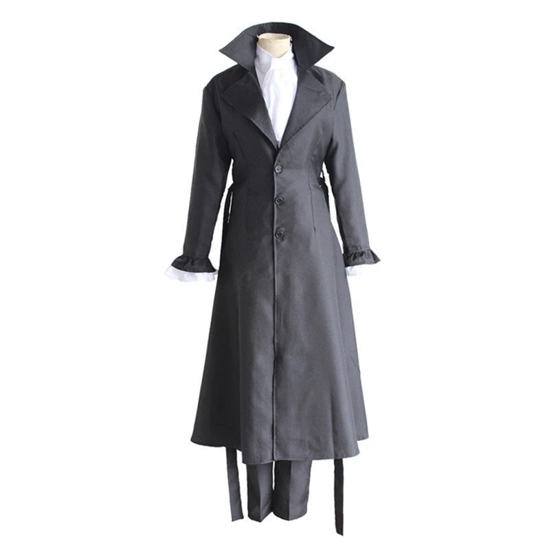 Anime Bungo Stray Dogs Ryunosuke Akutagawa Halloween Cosplay Costume 4 Anime Bungo Stray Dogs Ryunosuke Akutagawa Halloween Cosplay Costume - Image 2