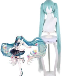 Anime Vocaloid SEGA Hatsune Miku 16th Anniversary Project Cosplay Wigs