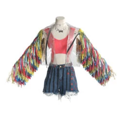 Movie Birds Of Prey Harley Quinn Ribbon Outfits Cosplay Costume