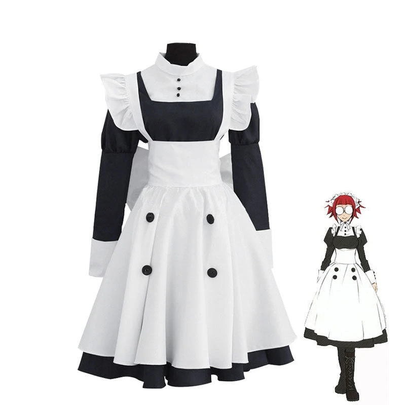 Anime Black Butler Kuroshitsuji Mey-Rin Cosplay Costume 3 Anime Black Butler Kuroshitsuji Mey-Rin Cosplay Costume