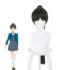 Anime LoveLive!SuperStar!! Hazuki Ren Black Long Ponytail Cosplay Wigs