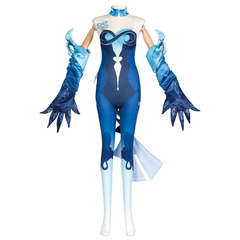 Game Genshin Impact Bonanus Hydro Yakshas Cosplay Costumes 4 Game Genshin Impact Bonanus Hydro Yakshas Cosplay Costumes - Image 2
