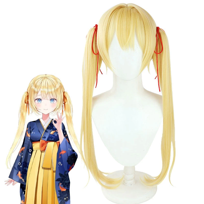 Hololive English Virtual Youtuber Uruha Rushia Cosplay Wigs 3 Hololive English Virtual Youtuber Uruha Rushia Cosplay Wigs