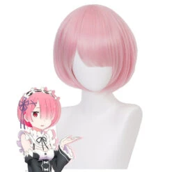 Re: Zero Starting Life In Another World Ram Pink Cosplay Wig