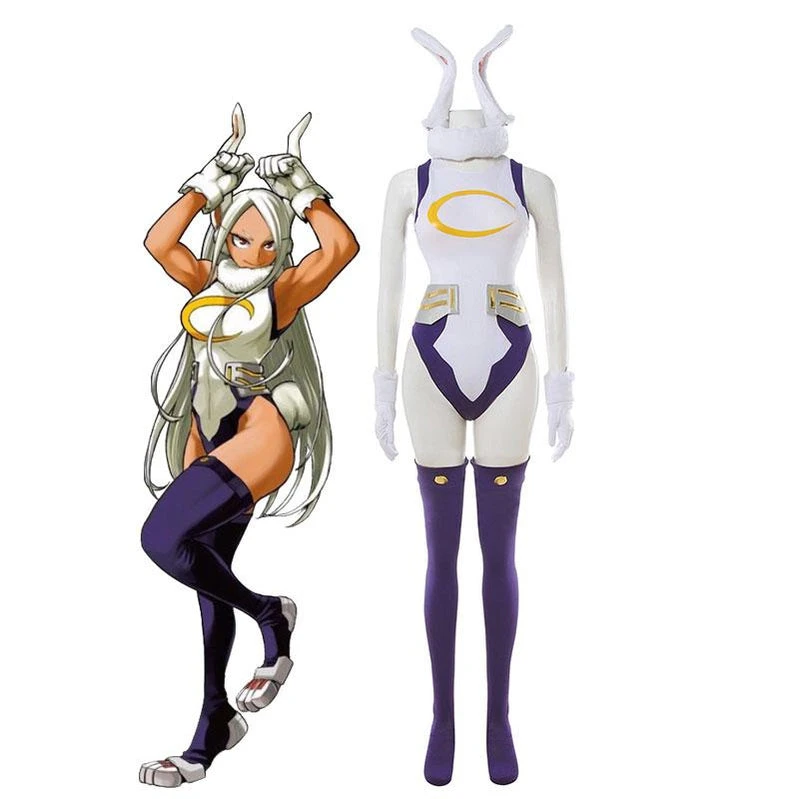 Anime My Hero Academia Miruko Bunny Girl Sexy Rabbit Jumpsuit Cosplay Costumes 3 Anime My Hero Academia Miruko Bunny Girl Sexy Rabbit Jumpsuit Cosplay Costumes