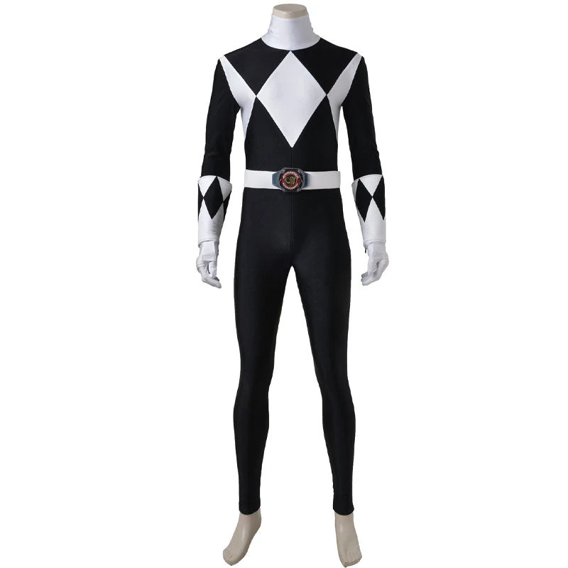 Mighty Morphin Power Rangers Zack Taylor Black Ranger Cosplay Costumes 3 Mighty Morphin Power Rangers Zack Taylor Black Ranger Cosplay Costumes