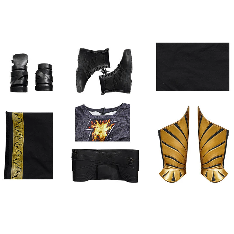 Movie DC Black Adam Cosplay Costumes 14 Movie DC Black Adam Cosplay Costumes - Image 12