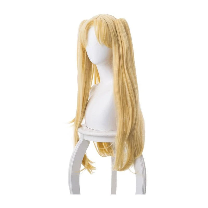 FGO Fate/Stay Night Ereshkigal Tohsaka Rin Blonde Straight Long Ponytails Cosplay Wigs 4 FGO Fate/Stay Night Ereshkigal Tohsaka Rin Blonde Straight Long Ponytails Cosplay Wigs - Image 2